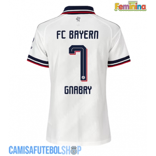 Camisa de time de futebol Bayern Munich Serge Gnabry #7 Replicas 2º Equipamento Feminina 2026-27 Manga Curta